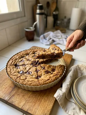 Cookie de la gigante para compartir hecha en casa